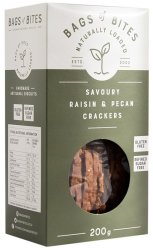 Bags Of Bites Naturally Loaded Raisin & Pecan Crackers