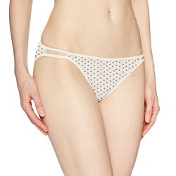 Vanity Fair Women's Illumination Body Shine String Bikini Panty 18108 Diamond Dot Print SMALL 5