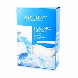 Aqua Therapy Dead Sea Bath Salt Natural White Crystals 35.2 Oz 2.20 Lbs
