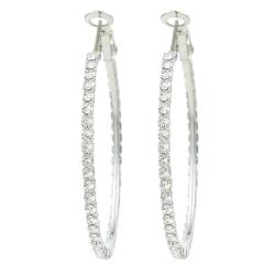 Swarovski Crystal Loop Earrings With Elements