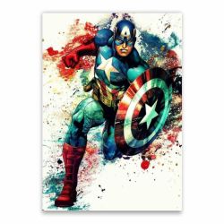Captain America Painting Poster - A1