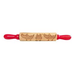 Humble Elephant Frog And Alligator MINI Kids Wooden Rolling Pin