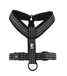 Dogs Highly Durable Adjustable Chest Padded Y-Harness - Raven 35 Cm