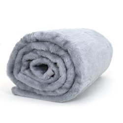 Belfiore Dove Grey Blanket