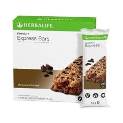 Herbalife Formula 1 Express Bar - 7 Per Box Chocolate Chip Flavour
