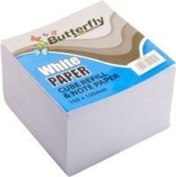 Memo Cube Paper Refill - White 500 Sheets 100 X 100MM