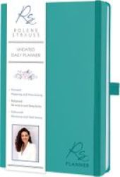 Rolene Strauss Undated Daily Planner Peppermint Green Leather Fine Binding
