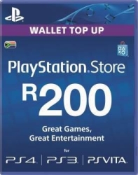 Playstation Network Card - R200 PlayStation 3, Blu-ray disc