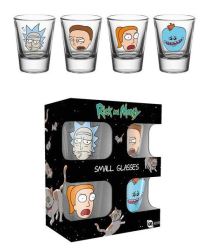 Rick And Morty - Faces Shot Glasses