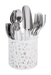 Top Chef 24 Piece Cutlery Set White