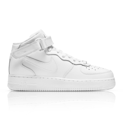 Nike Junior Air Force 1 Mid Le White Sneaker