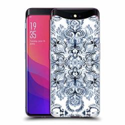 Official Micklyn Le Feuvre Calligraphy Doodle Pattern Mandala 2 Soft Gel Case For Oppo Find X