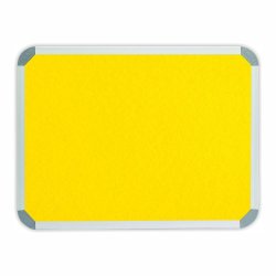 Info Board Aluminium Frame - 600 450MM - Yellow