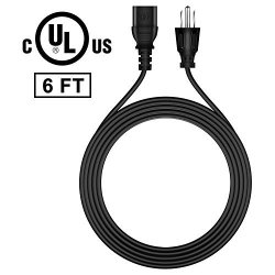 At Lcc 6FT Ul Listed Ac Power Cord Cable For Yamaha RX-V1900 RX-V2400 Home Theater Receiver