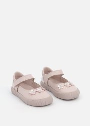 Flower Strap Leather Shoes Size 4-13 Younger Child