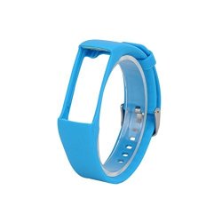 Hunputa Fashion Replacement Silicone Rubber Watch Band Wrist Strap For Polar A360 Smart Watch Blue