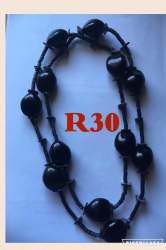 Huge Black Bead Necklace