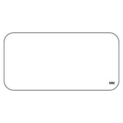 Daymark IT113391 Movemark Blank Removable Label 1" X 2" Roll Of 1000