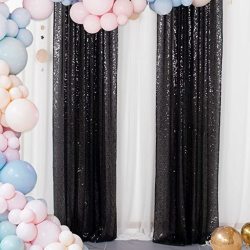 Zdada Rose Gold Backdrop 4ftx6ft Shimmer Backdrop Curtain Sequin Photography Backdrop for Party Glitter Photo Backdrop Panel 
