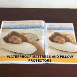 Simon Baker Terry Toweling Waterproof Mattress Xl xd & Pillow Protectors Sold Separately - Three Quarter Bed