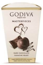 Godiva - Dark Chocolate Ganache Heart Gift Box 119G