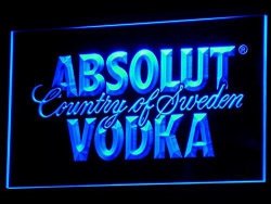 Absolut Vodka LED Neon Light Sign Man Cave A025-B By Worldledhouse