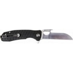 HB1201 Tong Folding Knife Large Black