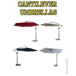 Cantilever Umbrellas With Tilt And Concrete Base Bargain R1599.99 Free Delivery