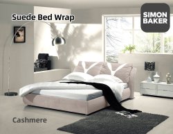 Simon Baker Suede Bed Wrap Standard Length Cashmere Various Sizes - Cashmere Queen