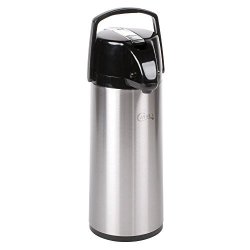  2.5L/84Oz Thermos Coffee Airpot Glass Lined Lever