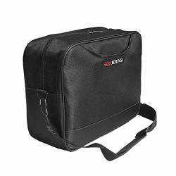Universal Projector Carrying Case Soft Laptop Travel Shoulder Bag With Detachable Shoulder Strap - 14X12X5 Inch - For Optoma HD142X Viewsonic PJD7828HDL Epson EX3240
