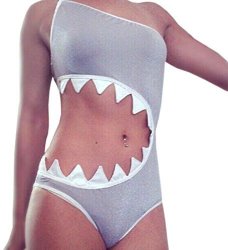 Crazy Women's One Piece Swimsuit Bikini Beachwear Tankini Shark's Mouth Misc.
