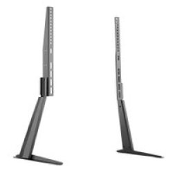 Adjustable Sleek Minimalist Design Tabletop Tv Stand 32 To 70 Black