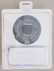 Original Samsung Wireless Fast Charger With Original Samsung Cover For Samsung S7 Edge