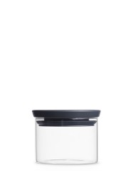 Brabantia Stackable Glass Jar 0.3l - Dark Gray Lid