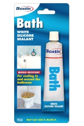 Bostik - Bath White Silicone Sealant - 90ML Tube