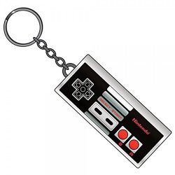 Nintendo Nes Controller Keychain Metal Keyring