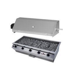 Sizzler - 5 Burner Gas Braai With Rotisserie Dome