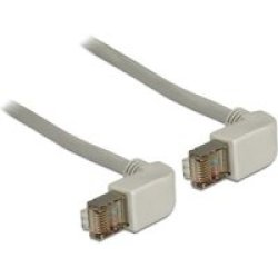 2M CAT.5E Sftp Networking Cable Grey CAT5E S-stp Cable RJ45 Angled 2 M