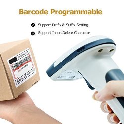 Orchidtent Barcode Scanner Wired Handheld USB Automatic Barcode Scanner Ccd Scanning Barcode Bar-code Reader For Mobile Payment Computer Screen Scan