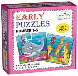 Creative& 39 S Early Puzzle Step Ll - Numbers 6 To 10