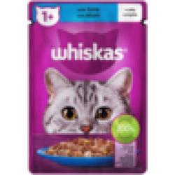 Whiskas Tuna Adult Wet Cat Food In Jelly 85G