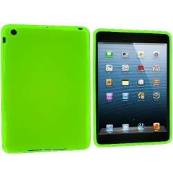 Neon Green Pink New Premium Silicone Gel Soft Skin Case Cover Fit For Apple Ipad MINI 16GB 32GB 64GB