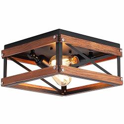 wood ceiling light fixture