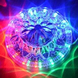 Rgb 48-led Voice-activated Auto Rotating Party Stage Led Light