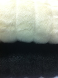 Cotton Boutique Polar Bear Fur Throw Black - Queen Size Bed