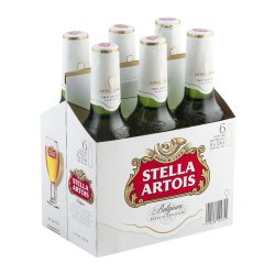 Stella Artois Lager Beer 6 X 330 Ml Bottles