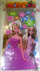 Barbie Party Loot Bags 10 - 18CM By 36CM