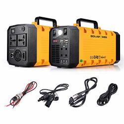 Solarpower 500W Generator Portable Power Station- Ups 500W Continuous 1000W Peak -lithium Battery Inverter With 110V Ac Outlet 4 Dc 12V Port 4 USB