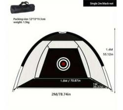 1 X Portable Golf Practice Net - Detachable & Compact For Indoor outdoor Swing Training